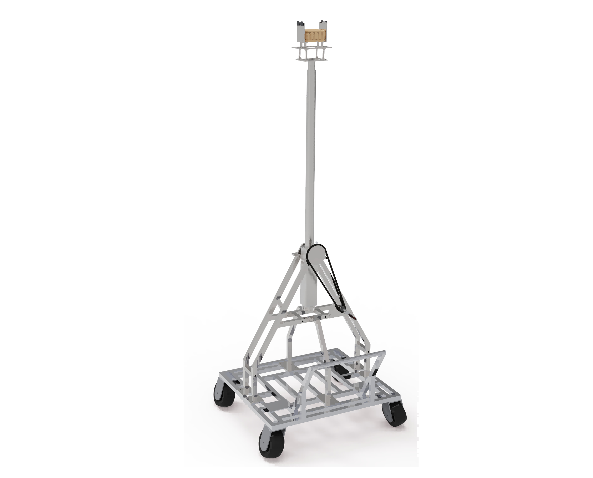 手推式隧道雷达检测系统