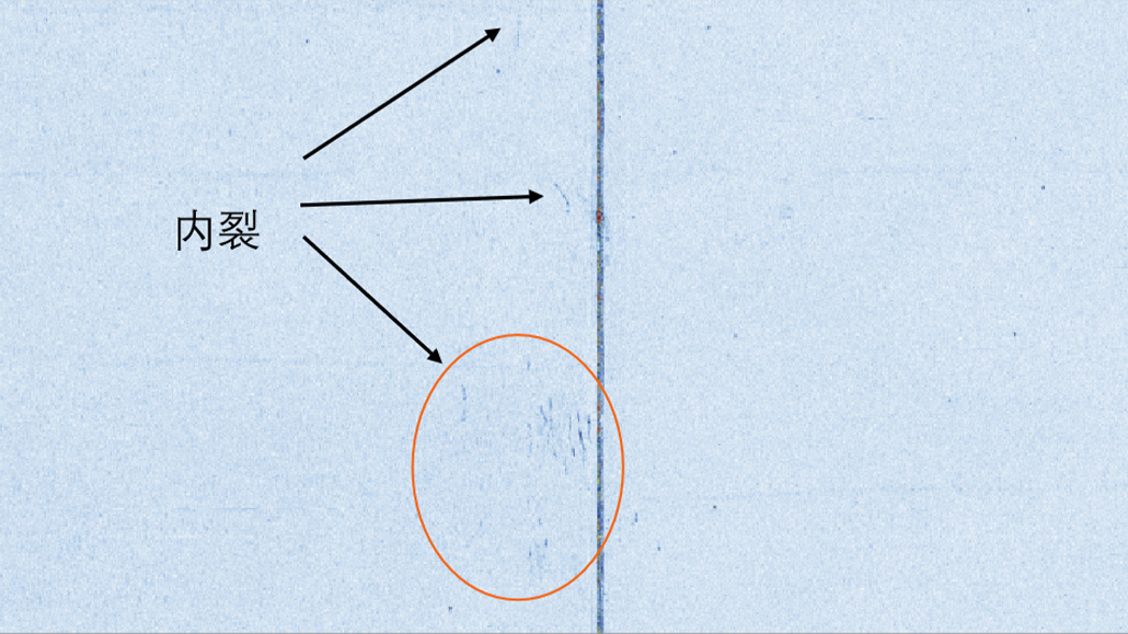 靶材裂纹C扫描（内裂纹）
