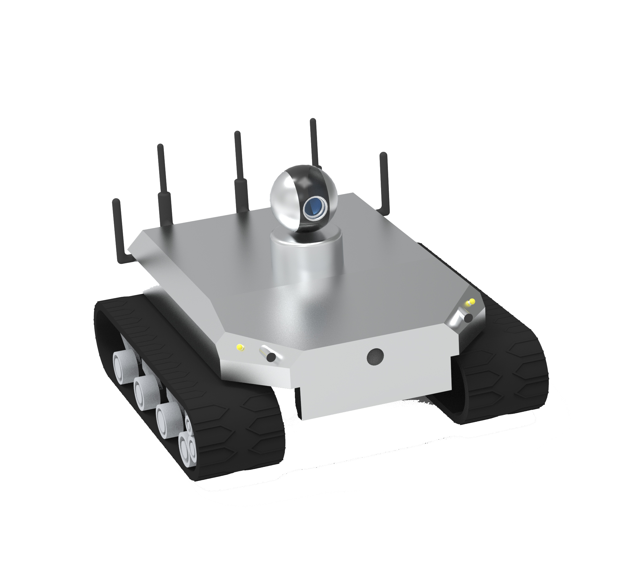 麦仓遥控探地雷达履带车